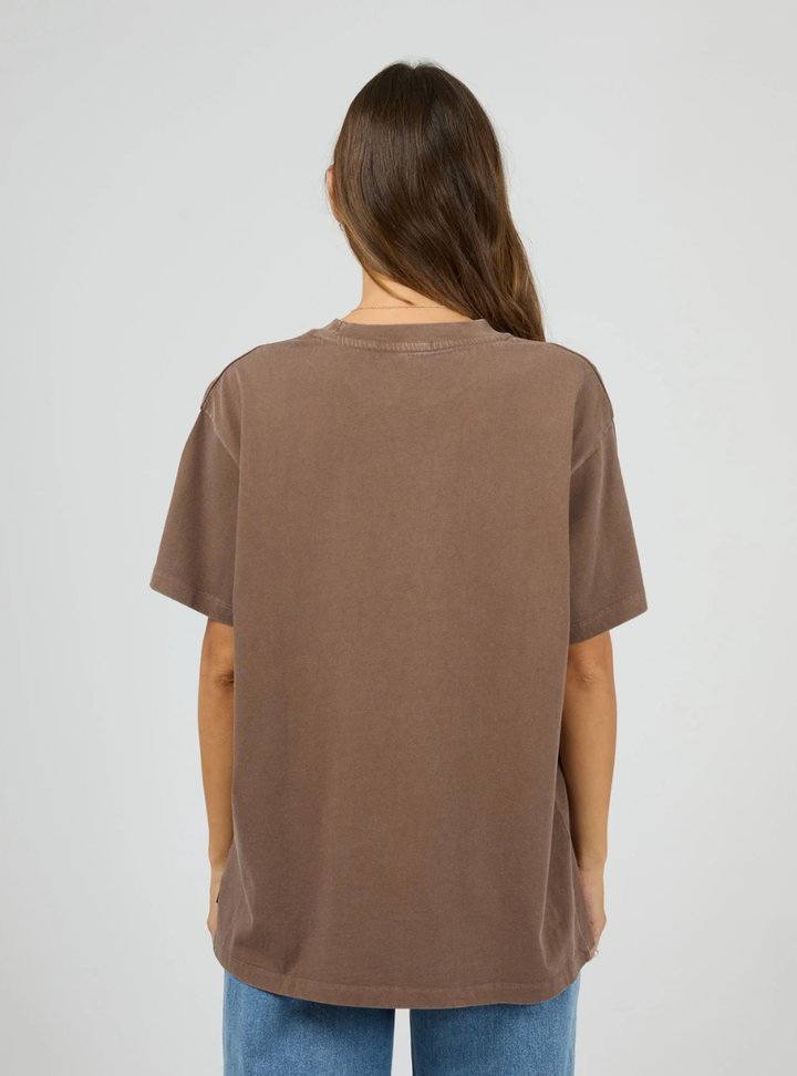 Fields Relaxed Tee - Coffee