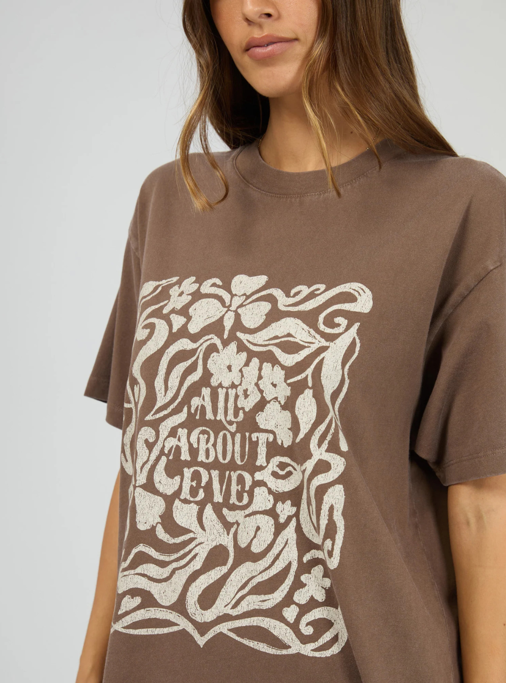Fields Relaxed Tee - Coffee