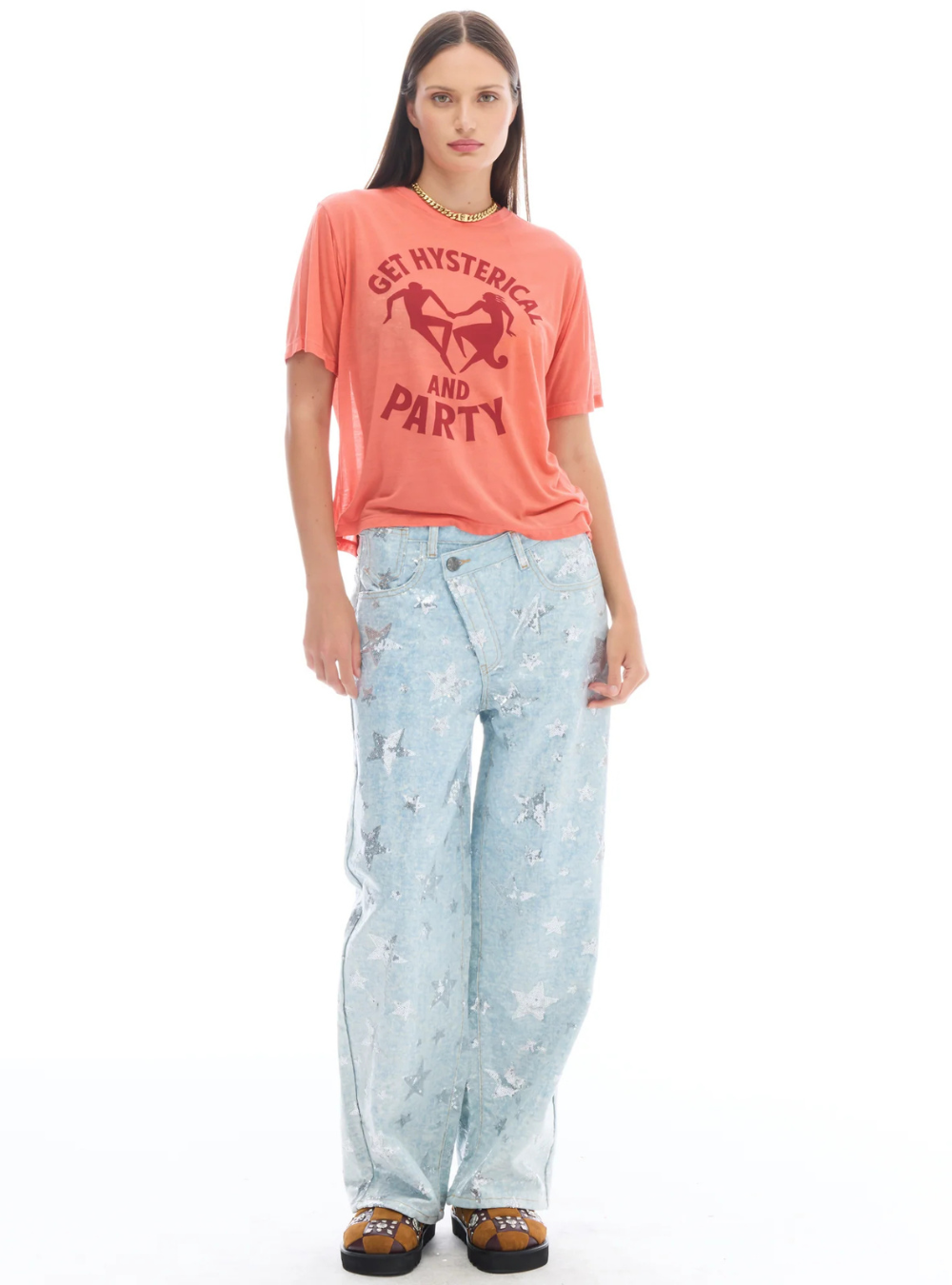 Get Hysterical Retro Fit Tee - Red