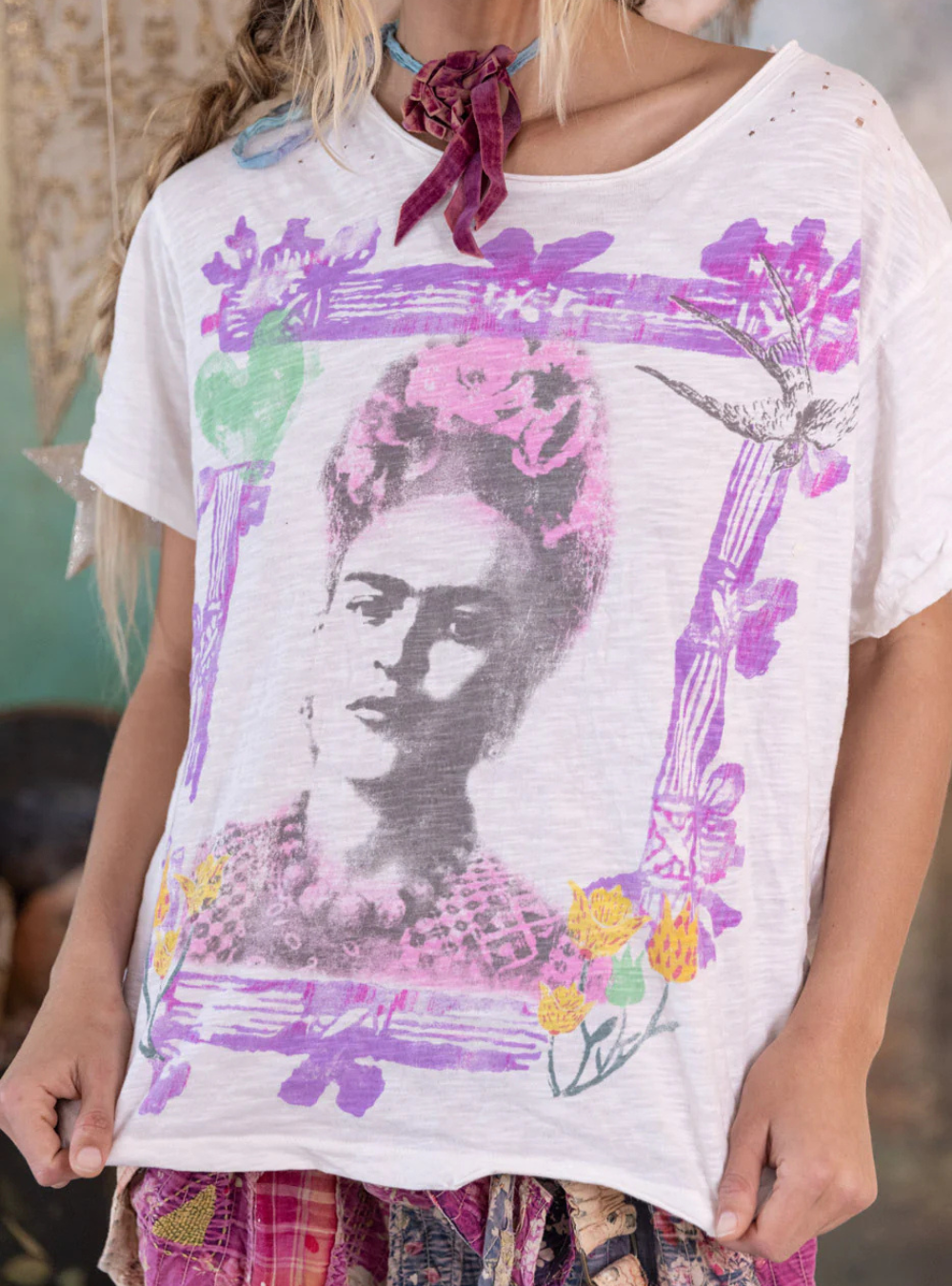 Magnolia Pearl Frida Retablo Tee 2311 - True | PRE-ORDER