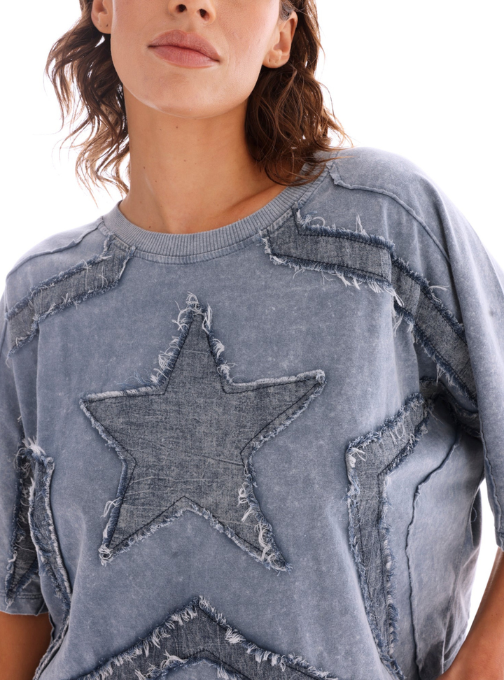 Blue Star 3D Batwing Tee | PRE-ORDER