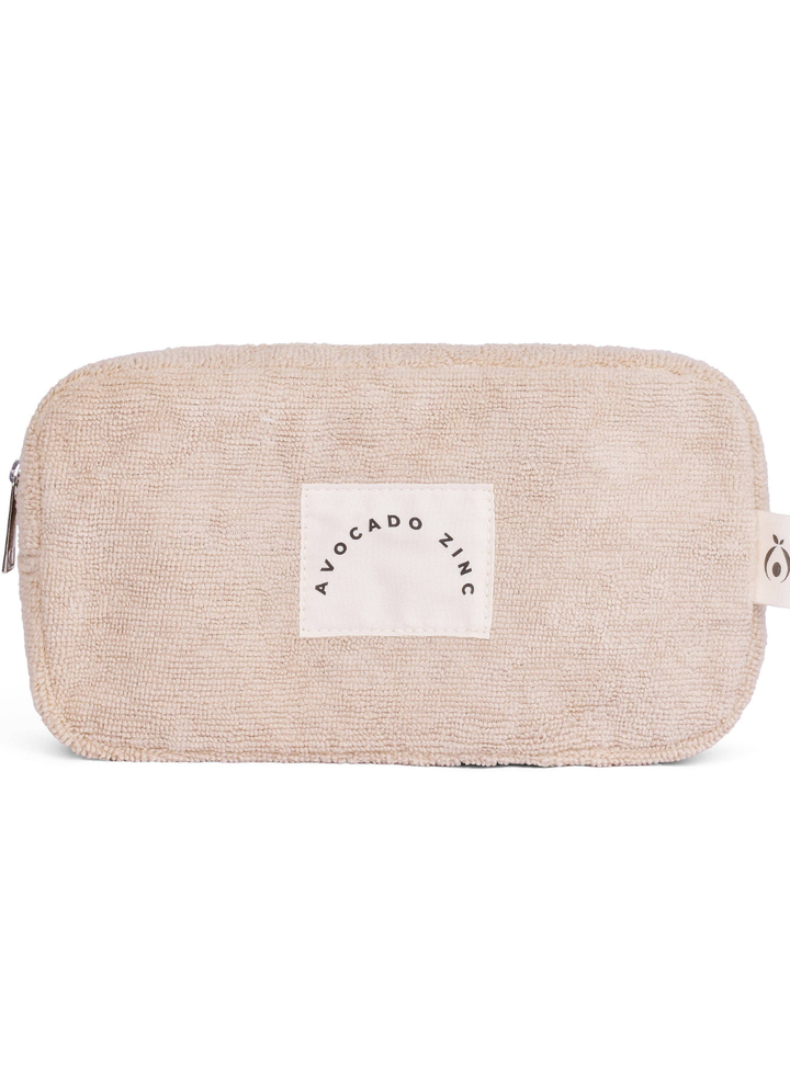Terry Towelling Pouch - Latte