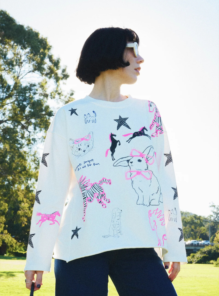 The Animal Illustrated Long Sleeve Tee