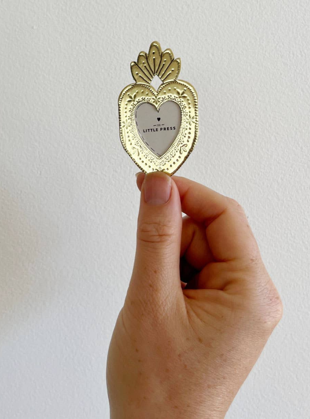 Mini Heart Frame - Gold Foil