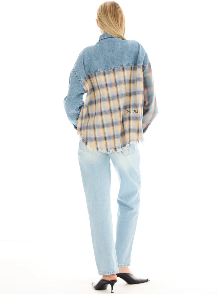 Denim And Flannel Shirt