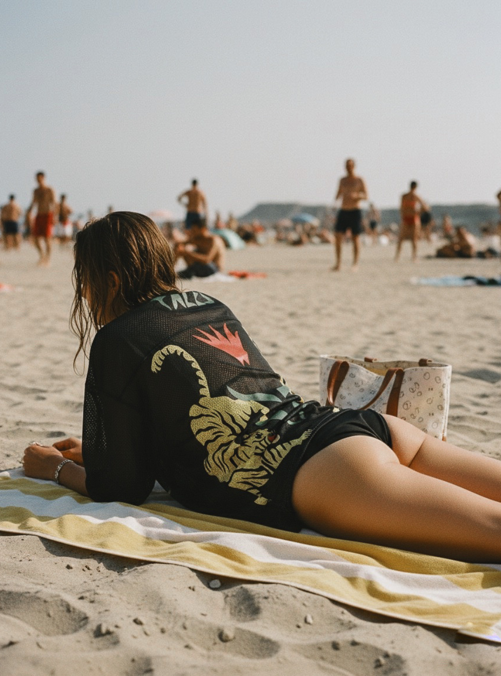 Crouching Tiger Football Jersey - Black