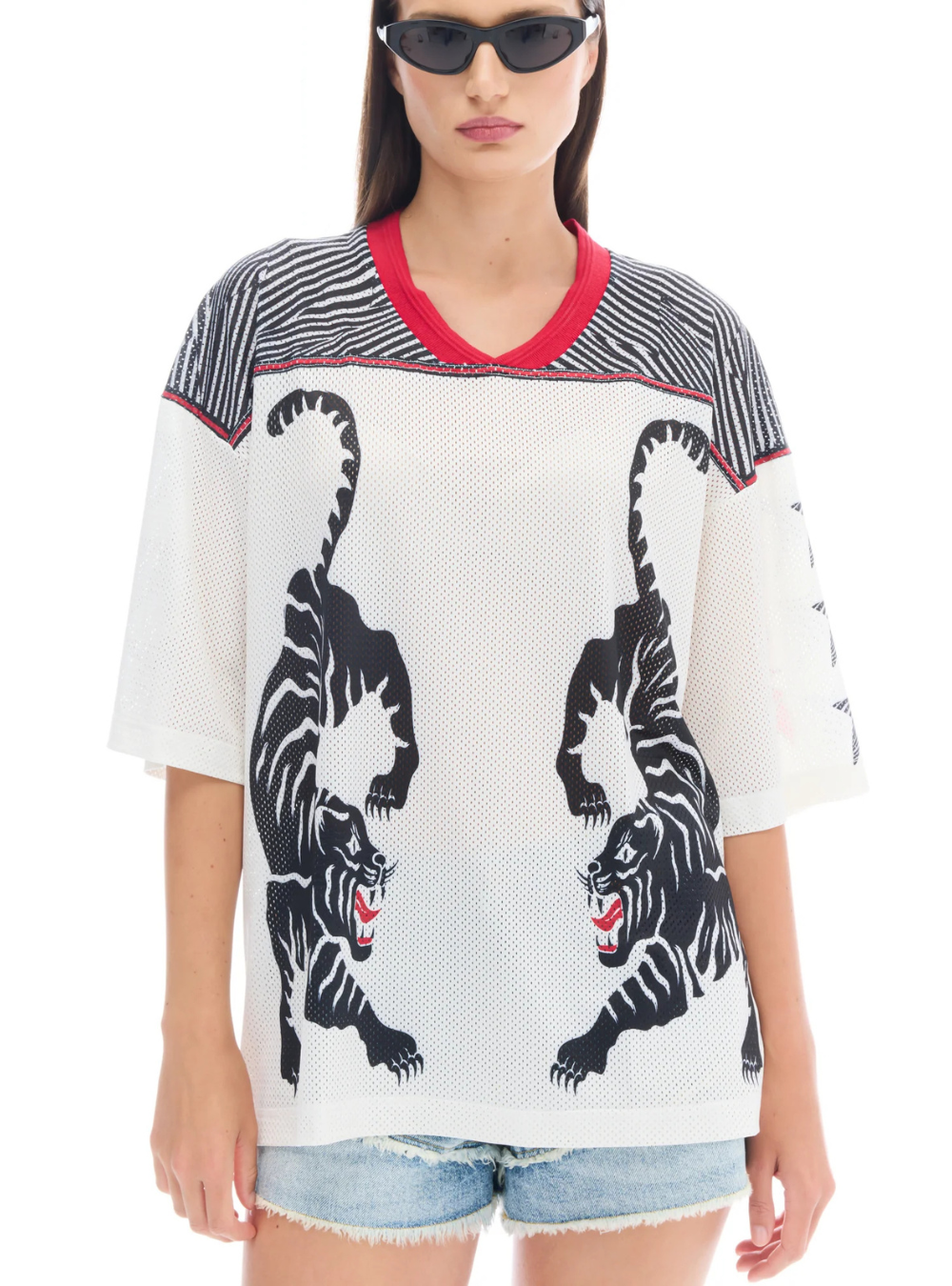 Crouching Tiger Football Jersey - Off White