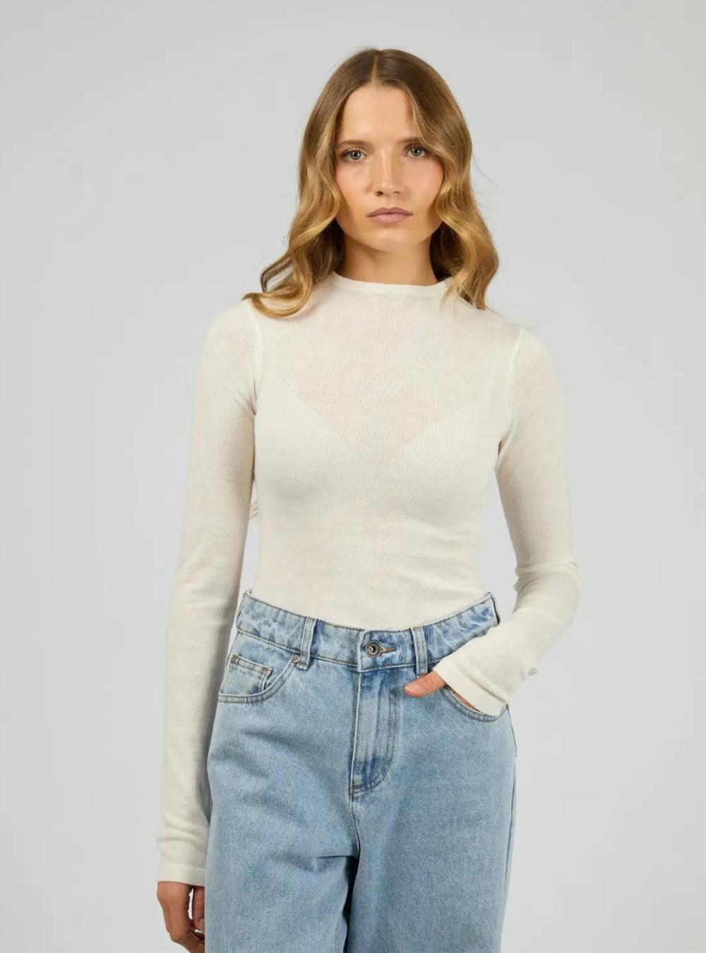 Priya Layering Long Sleeve - White