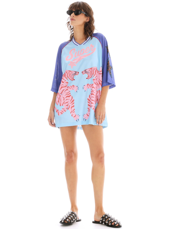 Osaka Tiger Football Jersey Dress - Blue