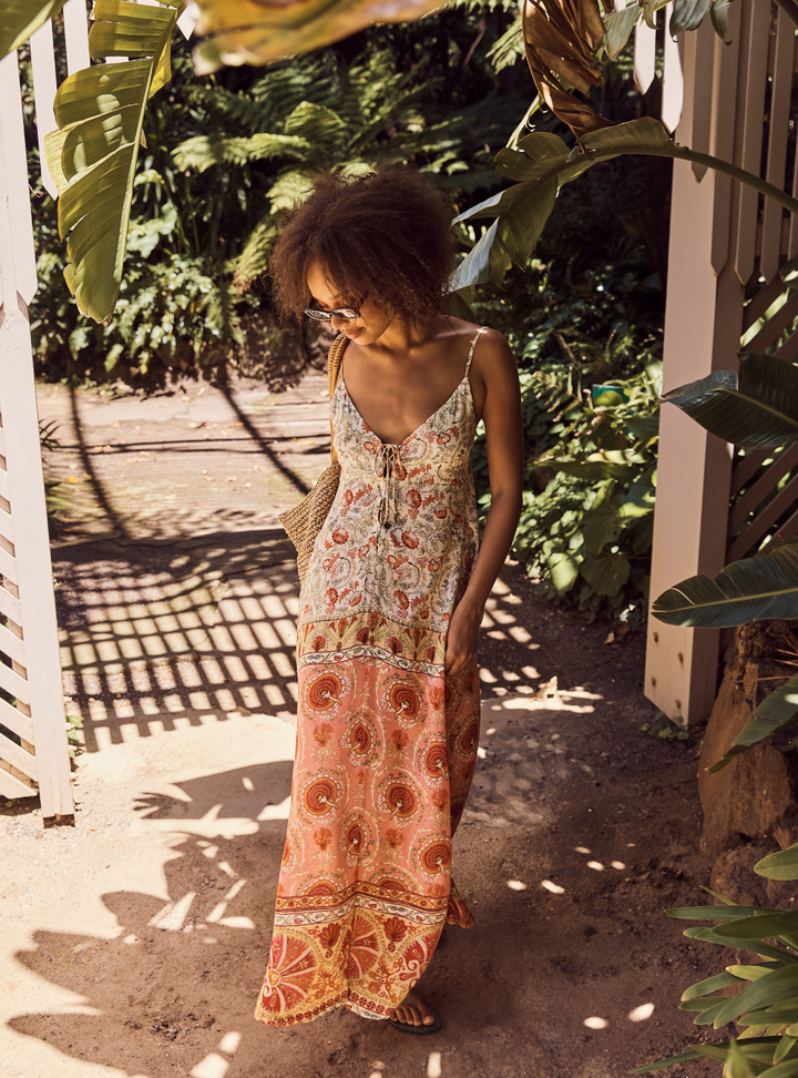 Rosselini Ingrid Maxi Dress - Rosa Floral