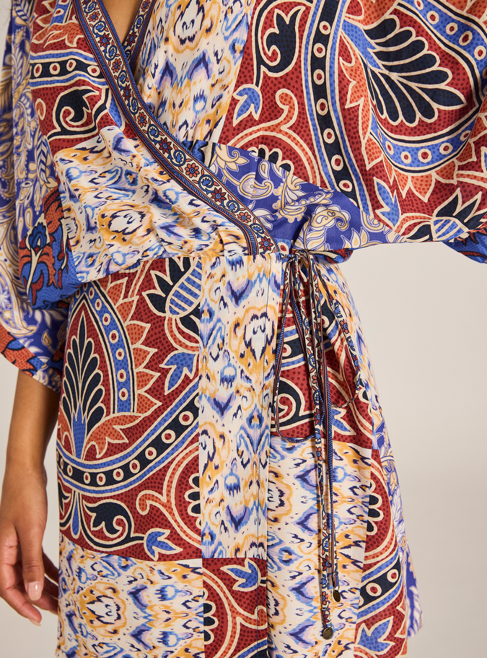Tali Mini Wrap Dress - Azura