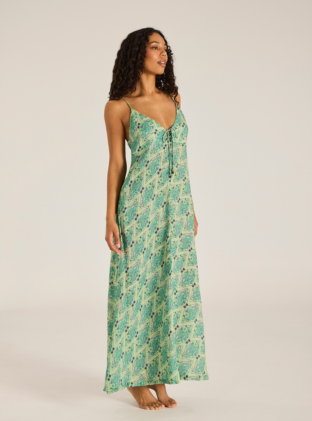 Ingrid Maxi Dress - Floriana Mint
