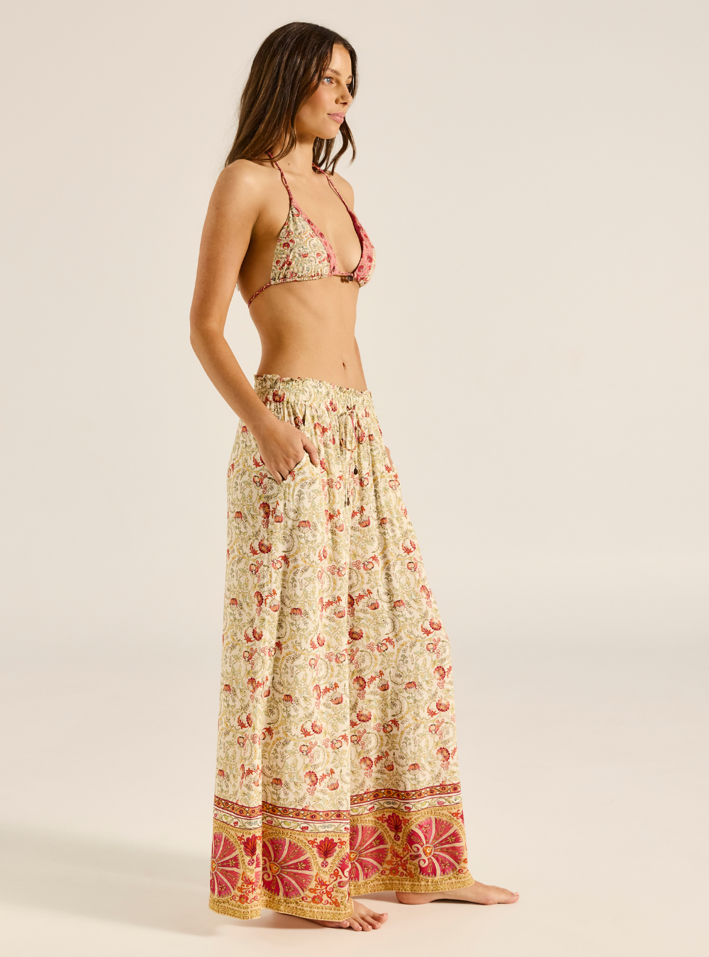 Rosselini Valentina Pant - Rosa Floral