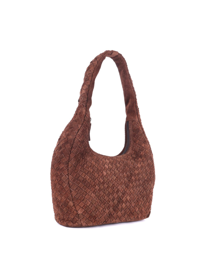 Tigerlily Suede Bag - Brown