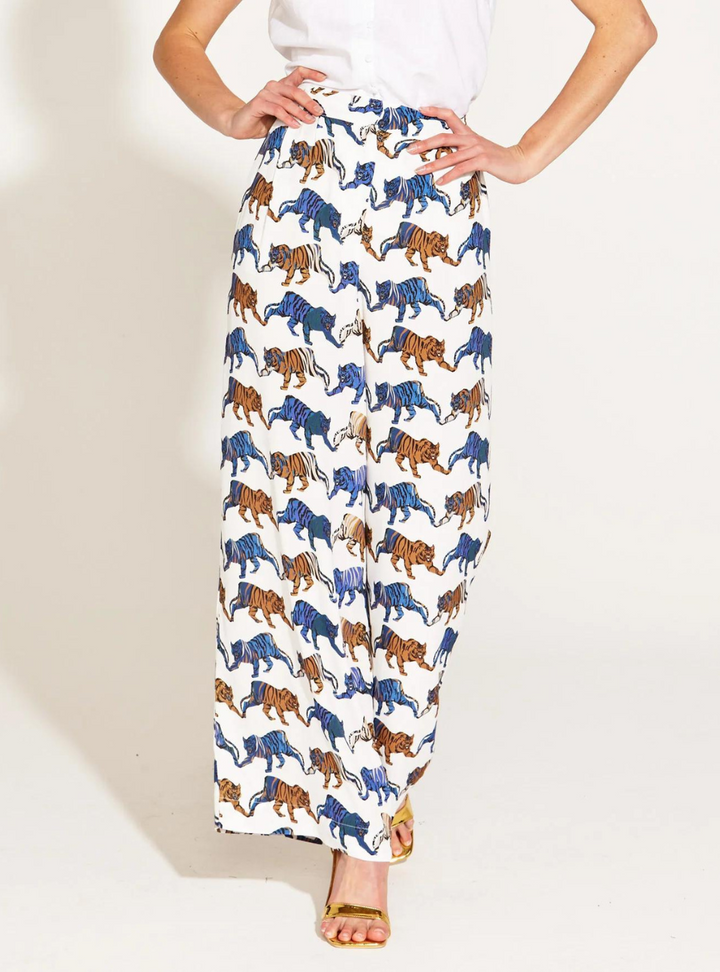 Queen Of The Jungle Wide Leg Tigers Pant
