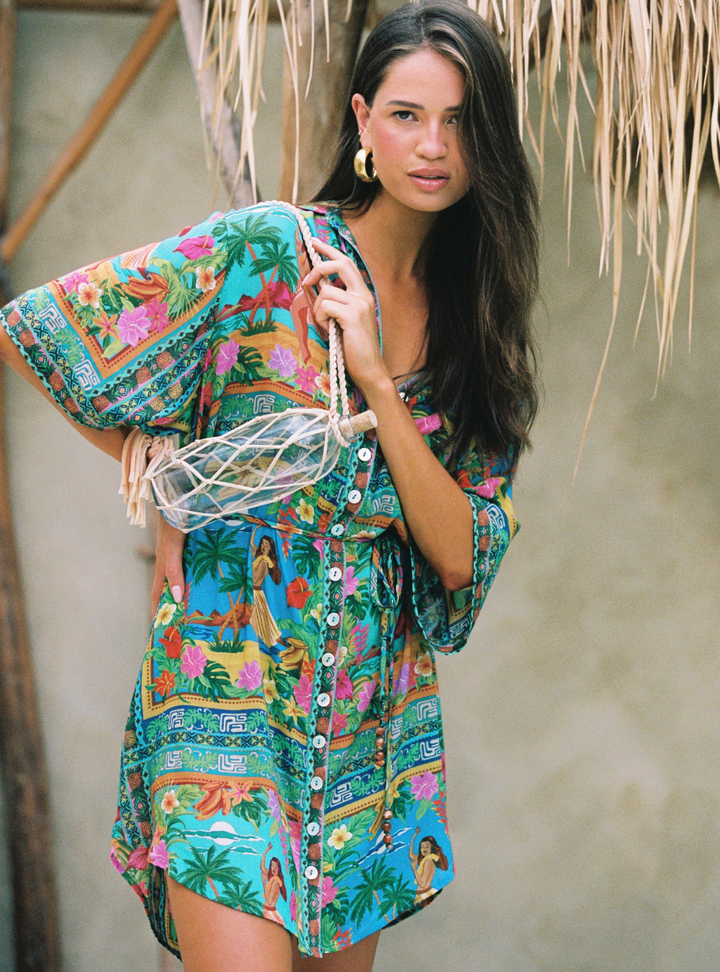 Lois Shirt Dress - Tiki