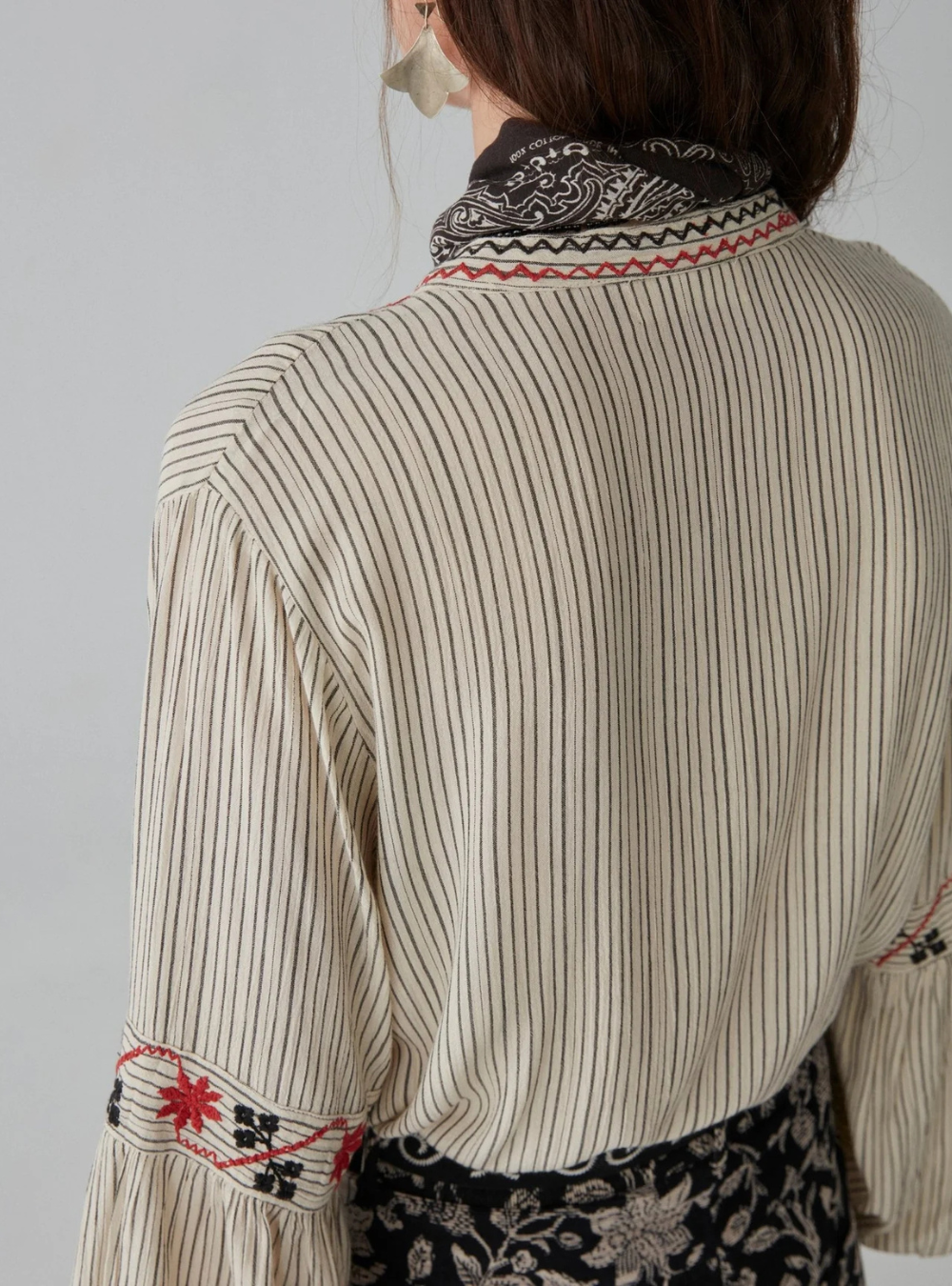 Tina Blouse - Wallflower Stripes