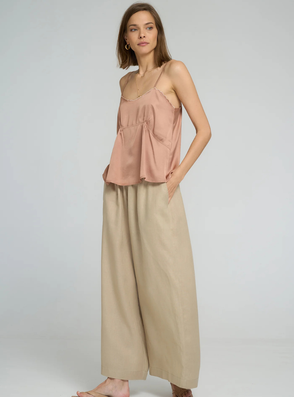 Moonflower Top - Rose Bisque