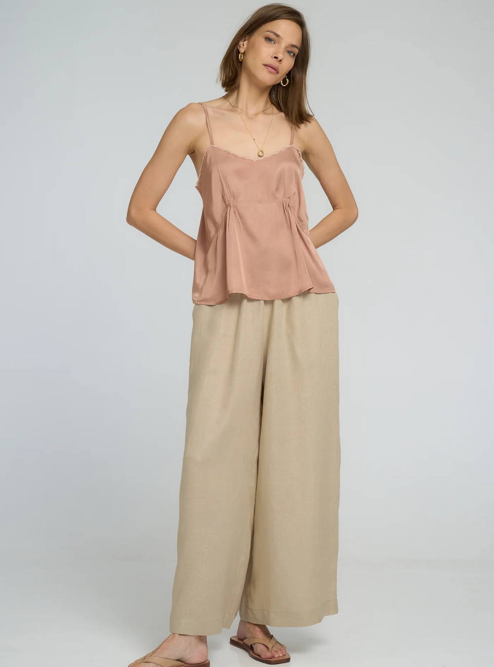 Moonflower Top - Rose Bisque