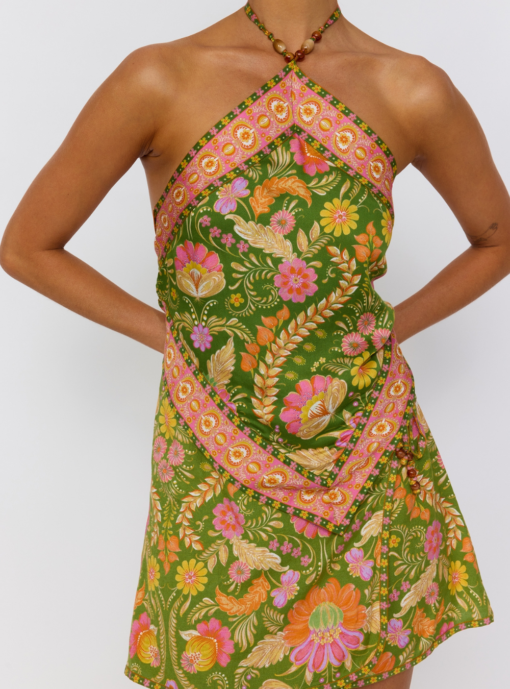 Rizz Scarf Top - Guava