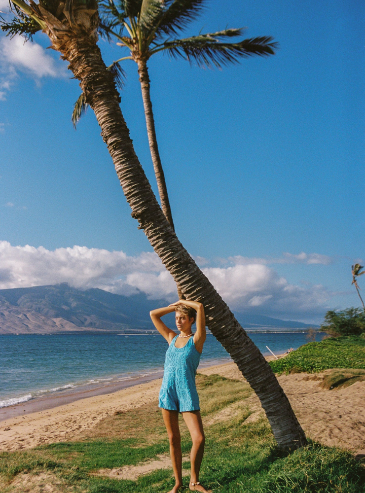 Mai Tai Romper - Topaz