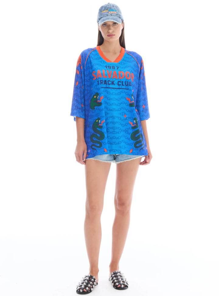 Salvador Track Club Football Jersey - Blue