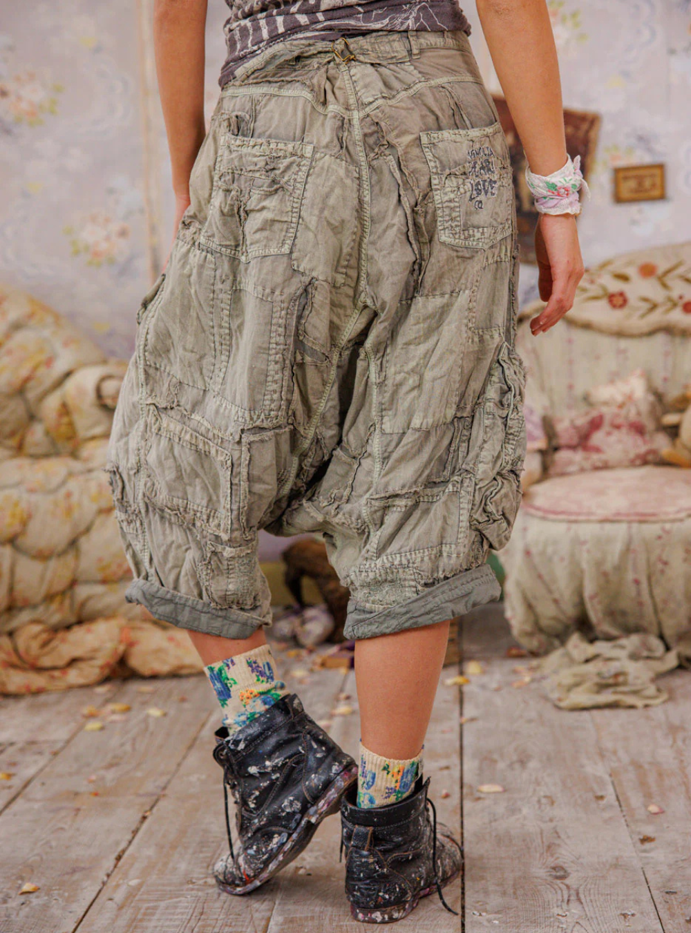 Magnolia Pearl Patchwork Joni Trousers 788 - Peace | PRE-ORDER