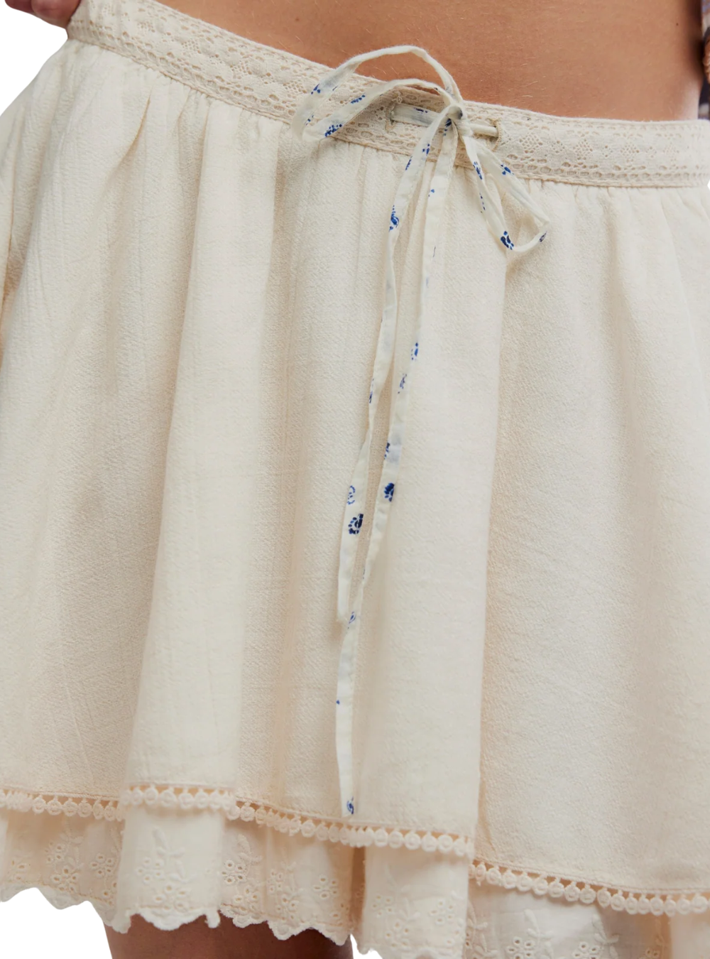 Lady Tulip Mini Skirt - Tea