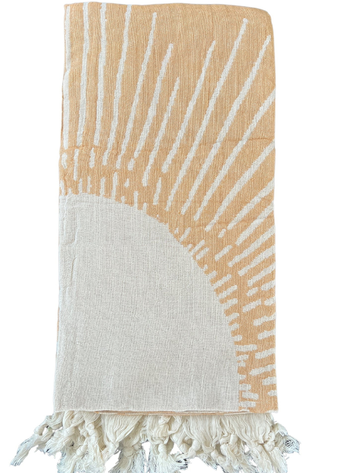 Sun Turkish Towel - Mustard