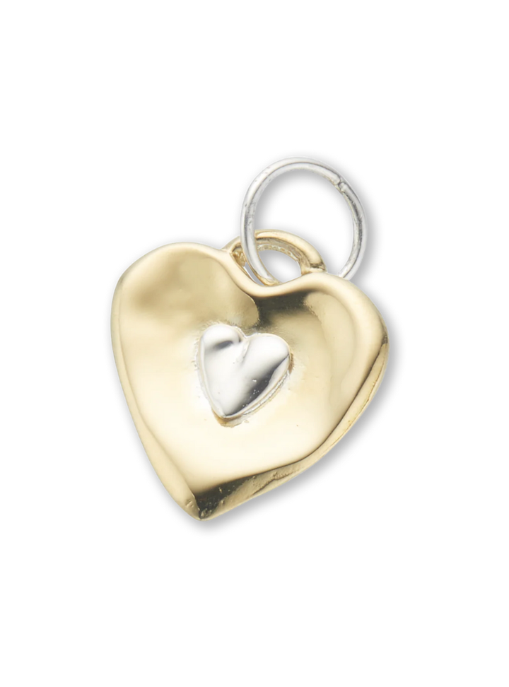 Two Hearts Beat as One Charm