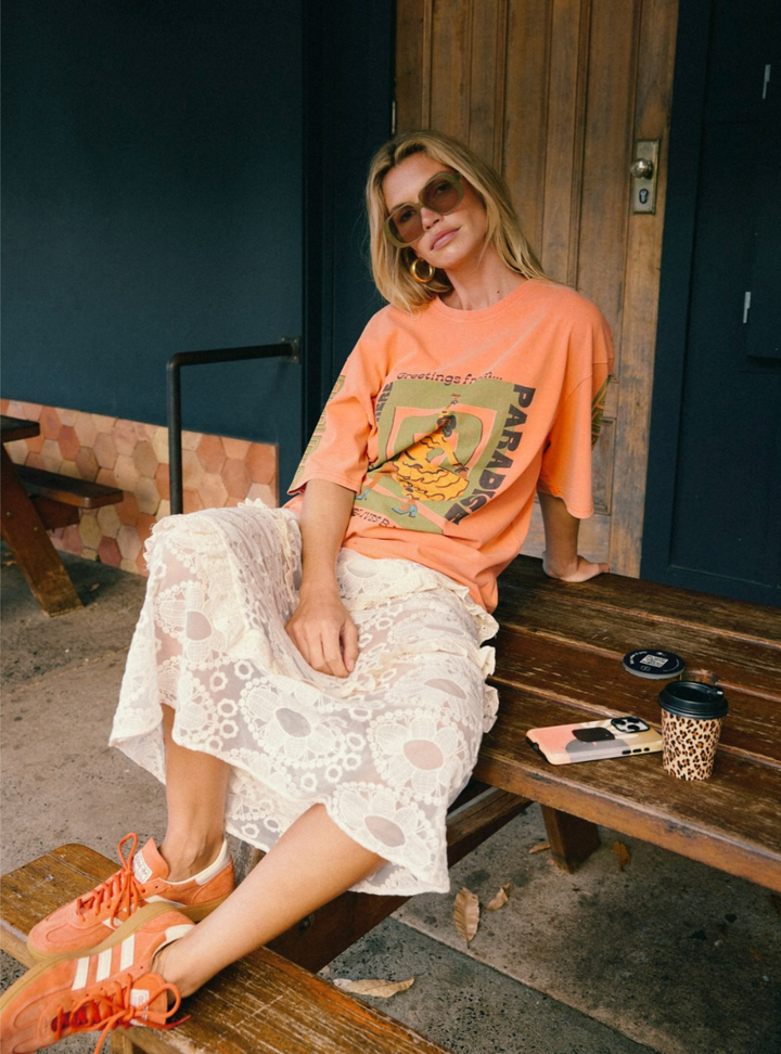 Tyler Maxi Skirt - Cloud