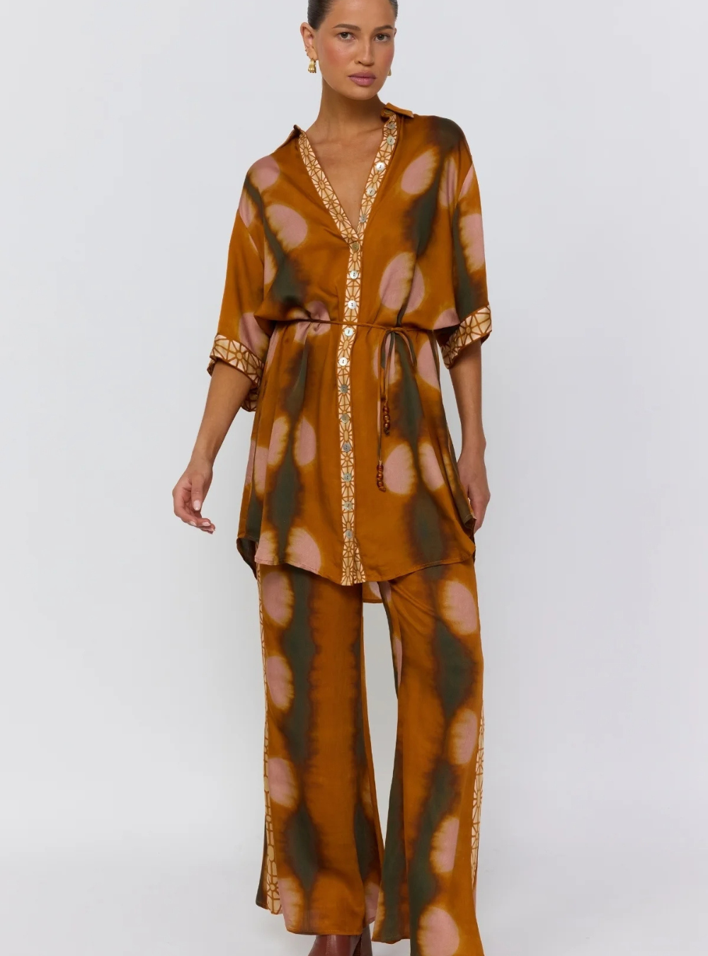 Nadia Flares - Umber