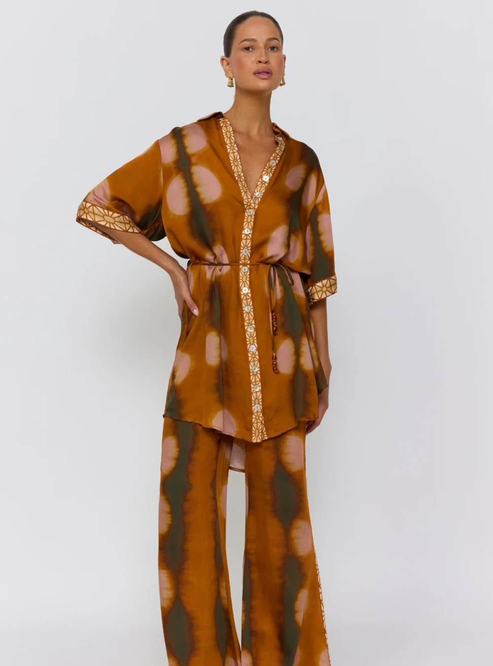 Lois Shirt Dress - Umber