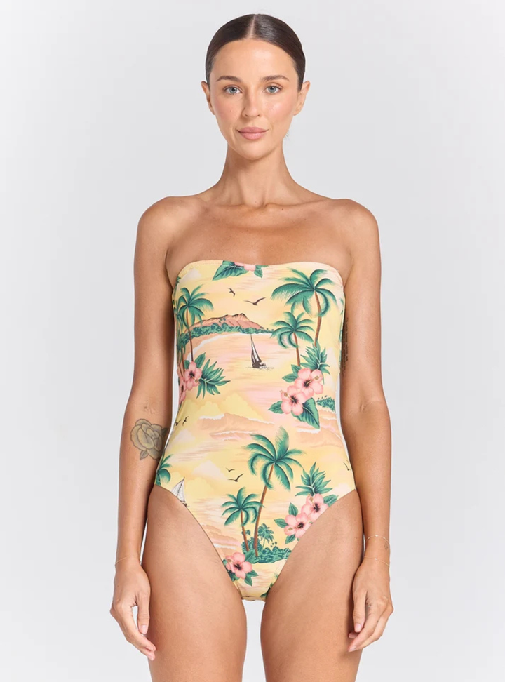 Islamorada Vacay One Piece Swimsuit - Sunrise