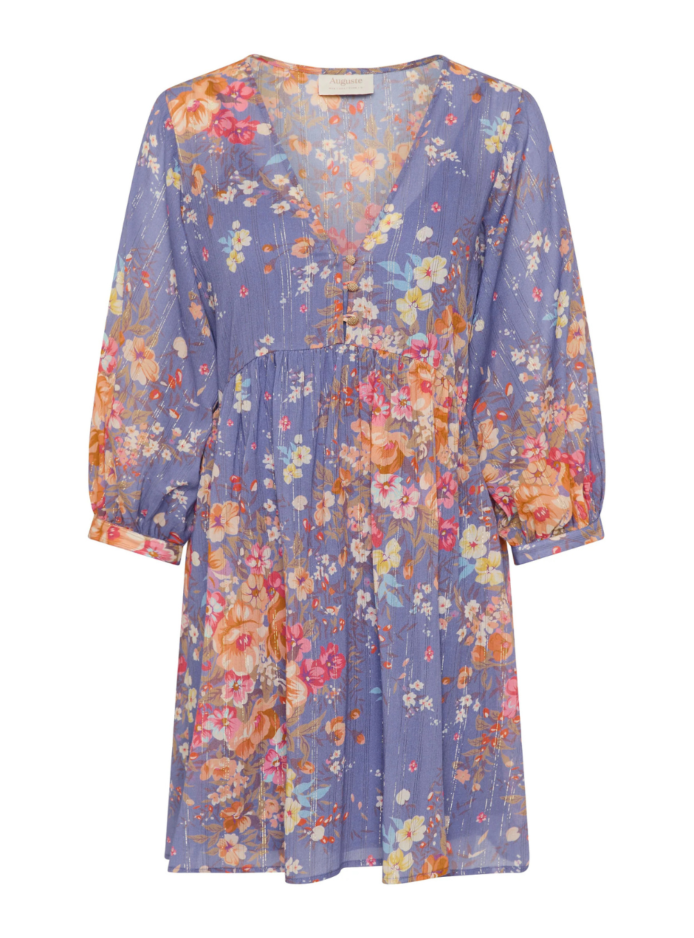 Valley Mini Dress - Lavender Camelia Floral