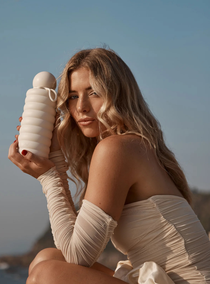 The Bubble Reusable Water Bottle 700ml - Vanilla