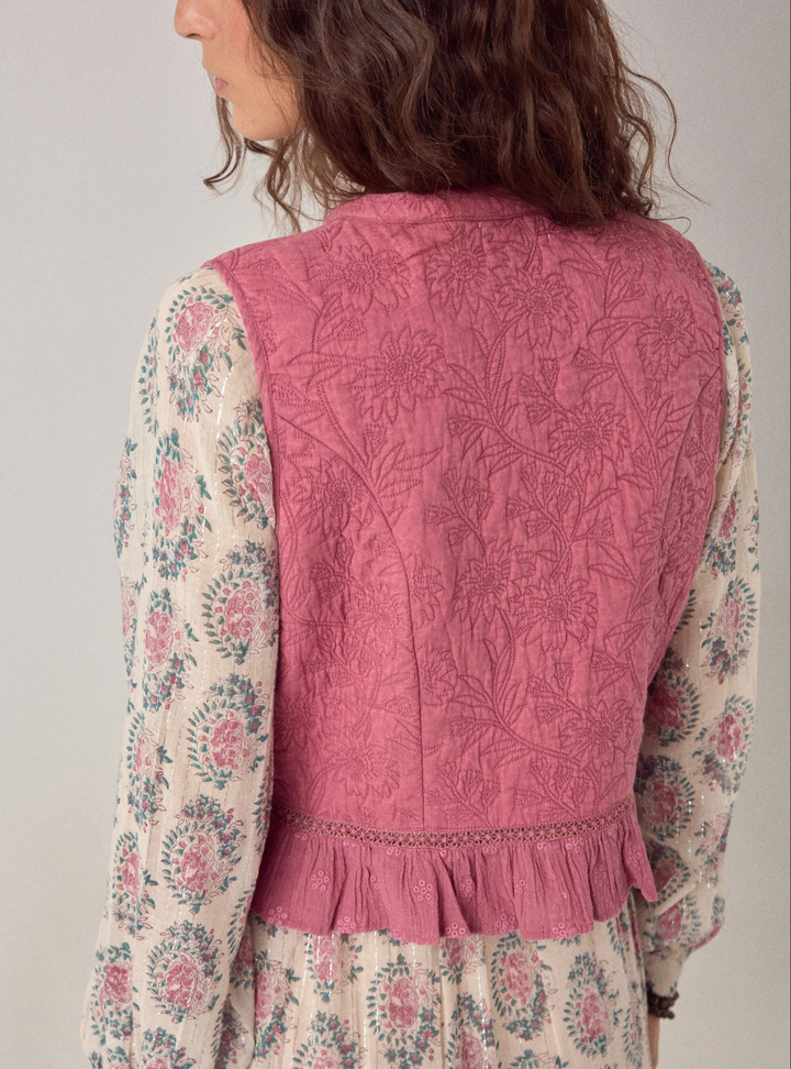 Mia Vest - Peonia Pink
