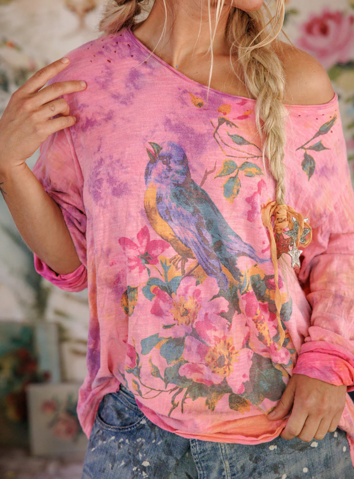 Floral Robin Viggo Tee 2364 - Hodgepodge | PRE-ORDER