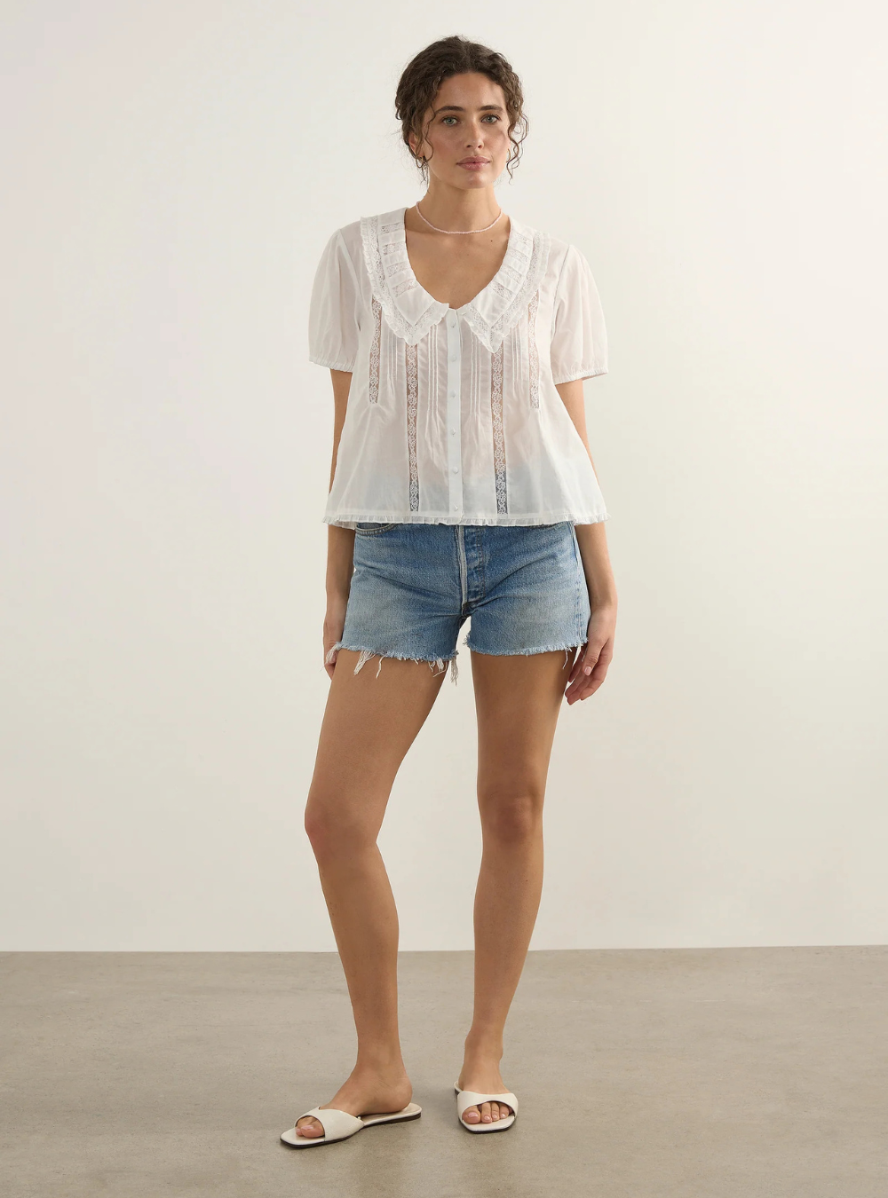 Violette Blouse - White
