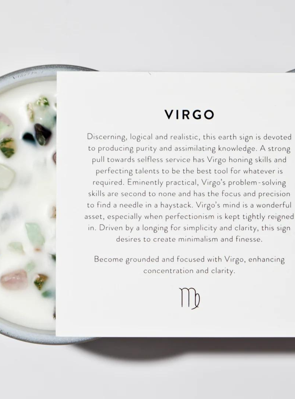 VIRGO Astrololgy Candle ~ 23.08 - 22.09