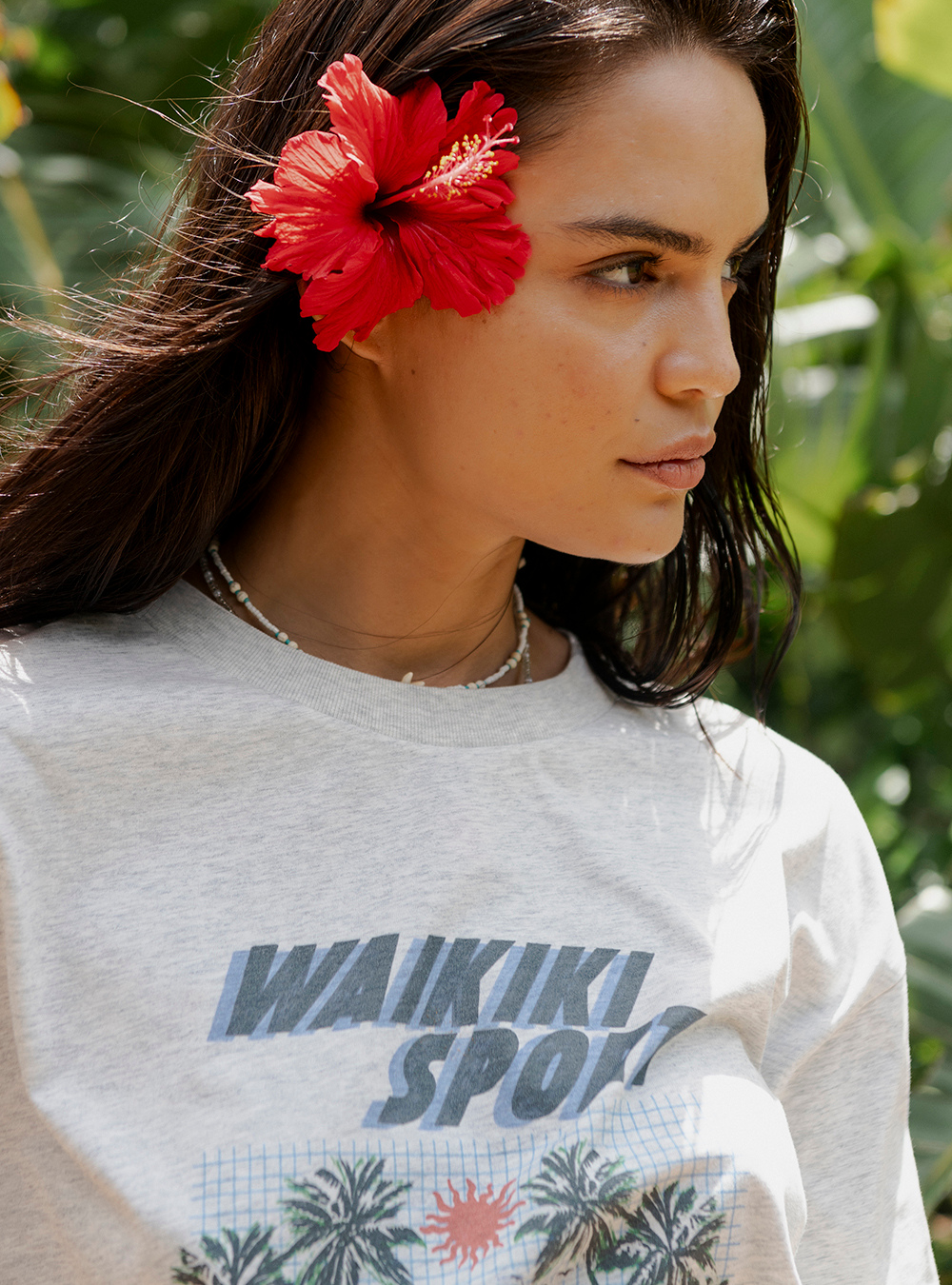 Sea Street Waikiki Sport T-Shirt - Grey | PRE-ORDER