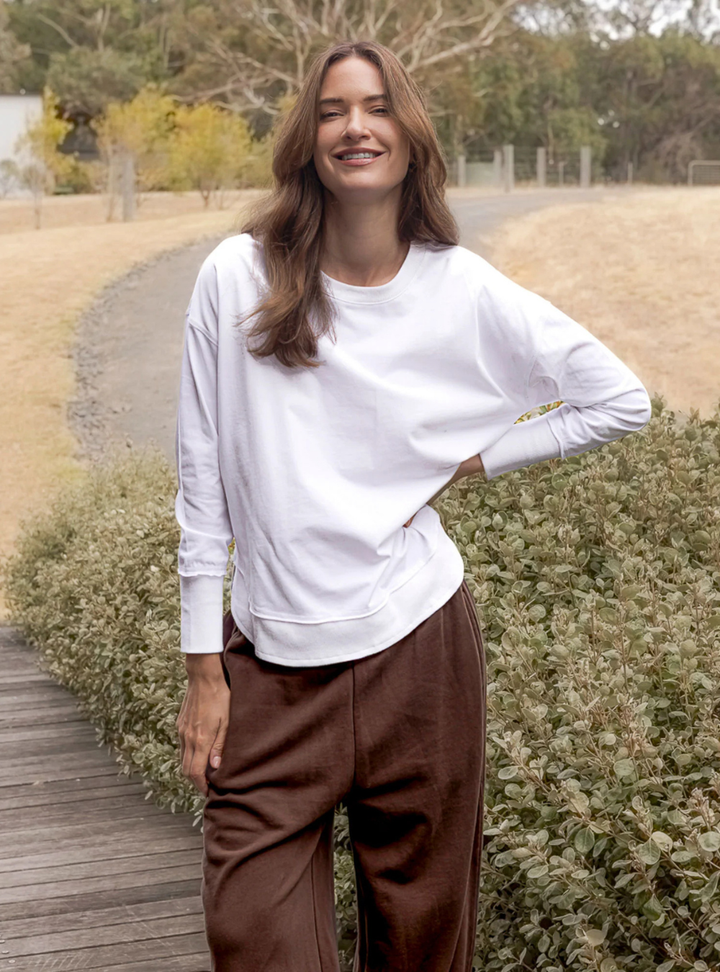 Farrah Long Sleeve - White