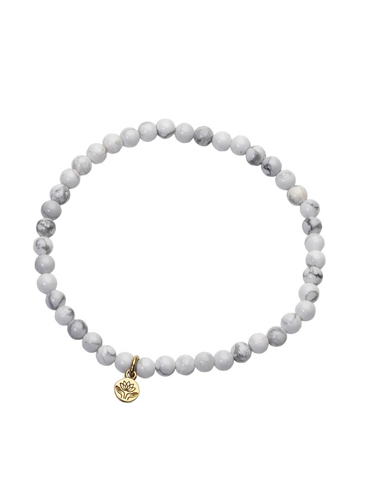 White Howlite Healing Gem Bracelet