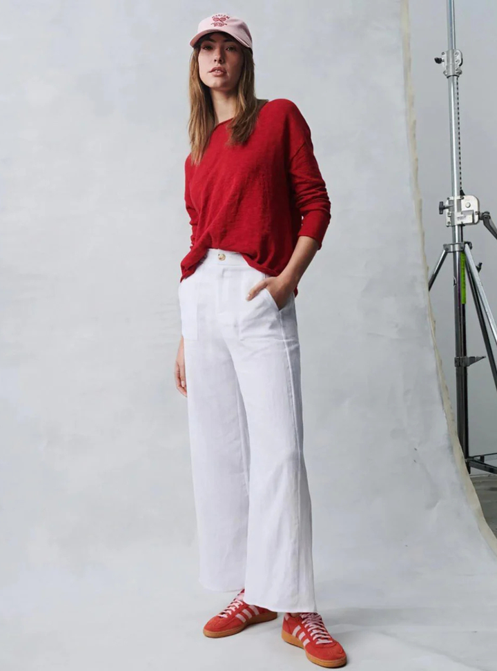 Jude Linen Pants - White