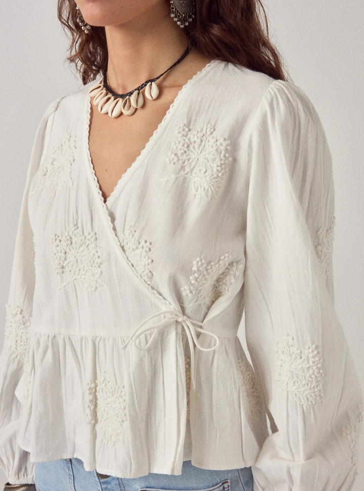 Salma Blouse - White Magnolia