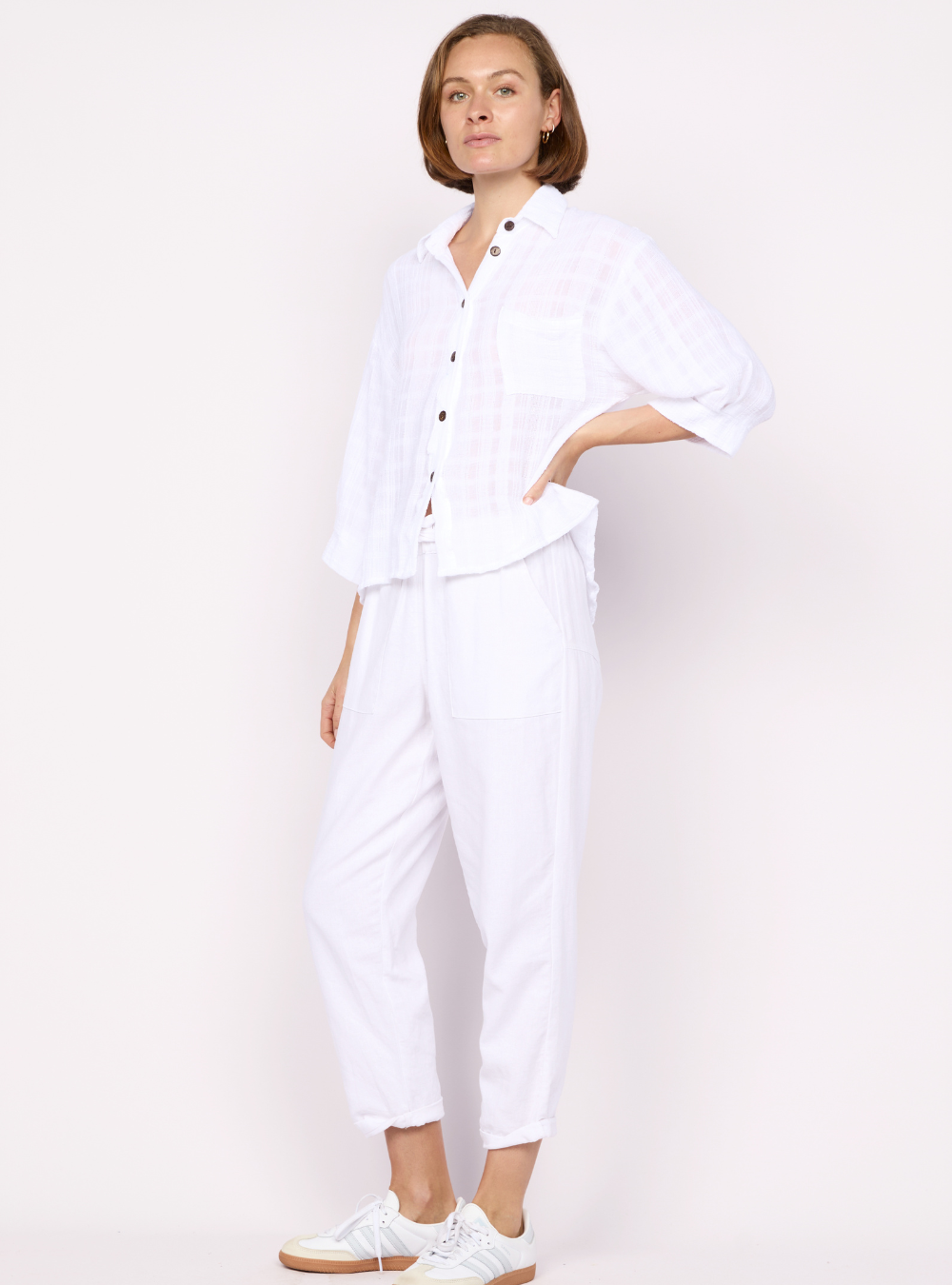 Tuscan Linen Pant - White