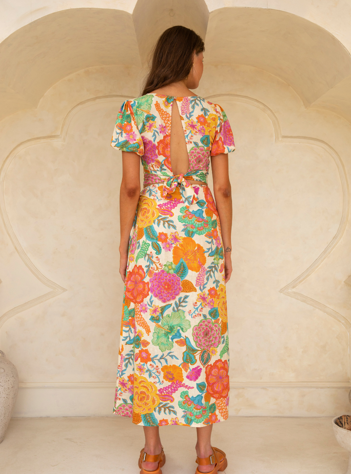 Barefoot Midi Skirt - White Sands