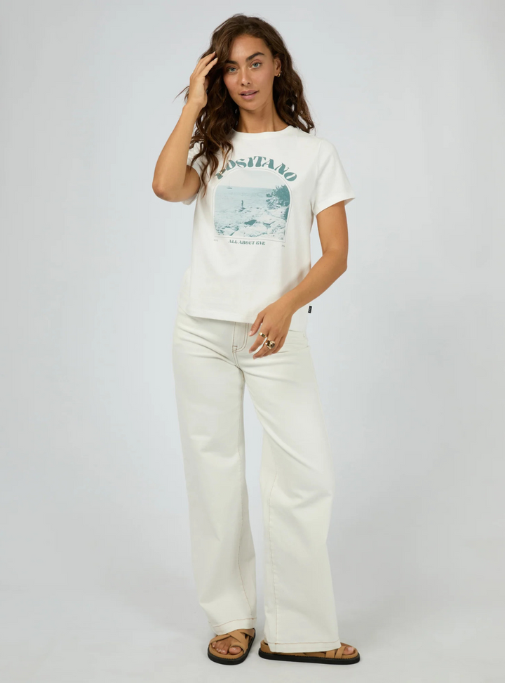 Positano Regular Tee - Vintage White