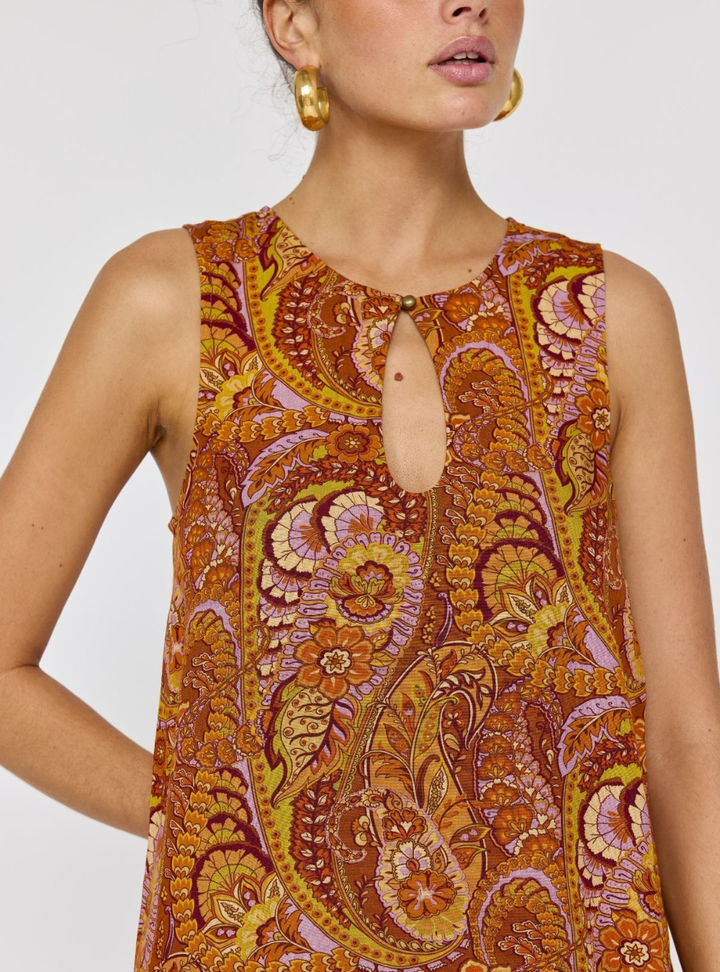 Mae Mini Dress - Wild Honey