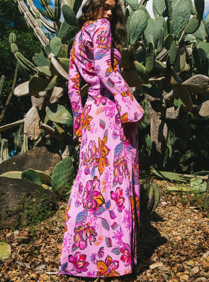 Wilder Bias Dress - Orchid